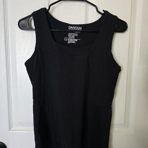 Danskin Black Scoop Neck Active Tank